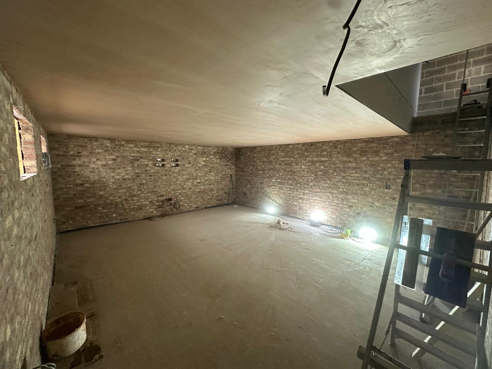 Renovation plastering
